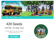 Tablet Screenshot of 420seeds.com